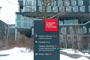 Tepper MBA Building SIgn